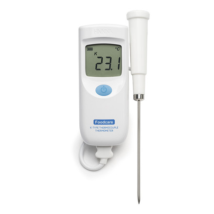 Thermomètre portatif à thermocouple type K avec sonde